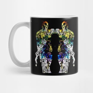 Alien rainbow dream about the mother ship trip home Mug